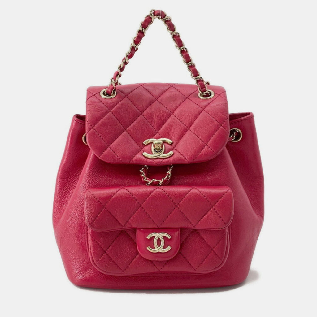 Chanel Backpack Matelasse Coco Mark Dumas Leather Chanel Backpack Matelasse Coco Mark Dumas Leather
