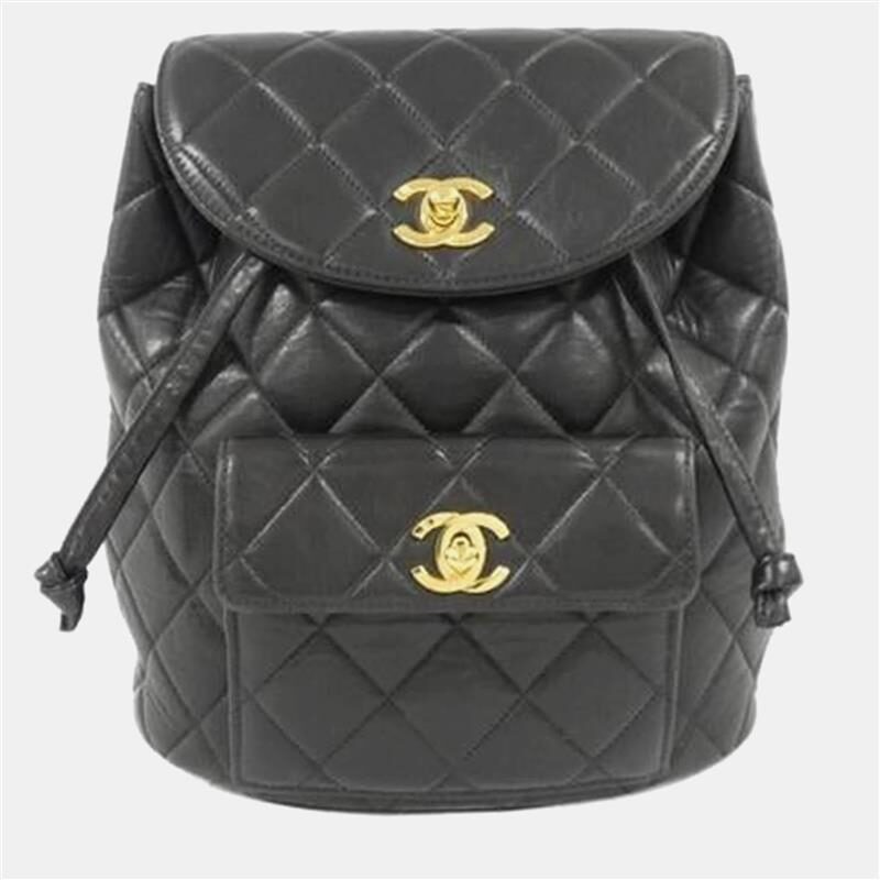 Chanel Leather Black Backpack Chanel Leather Black Backpack