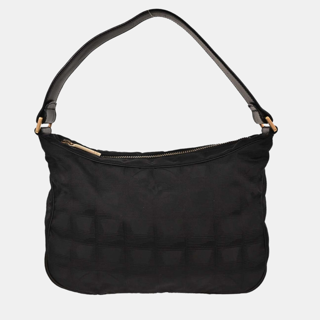 Chanel Black Travel Line Handbag Chanel Black Travel Line Handbag