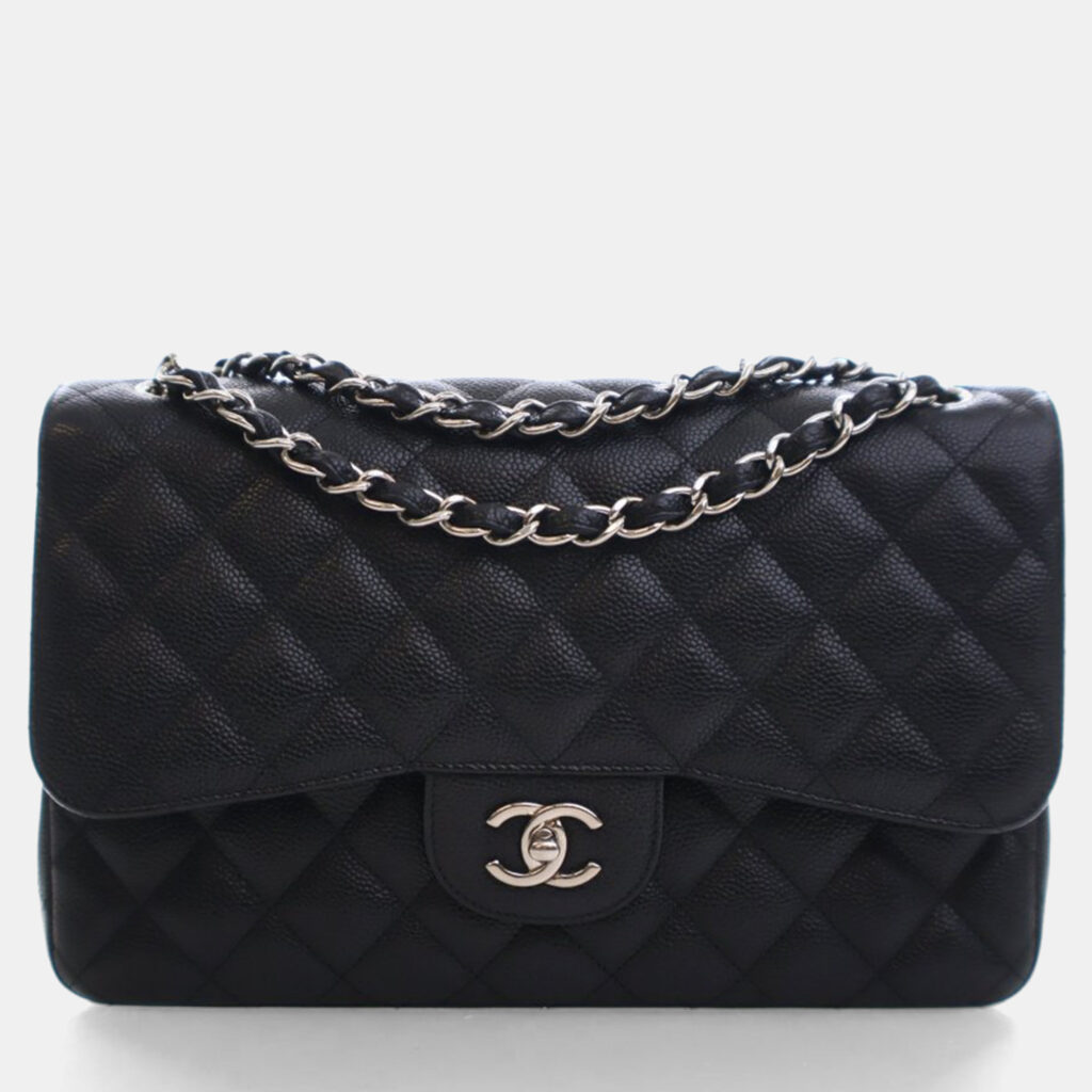 Chanel Jumbo Caviar Classic Double Flap Bag Chanel Jumbo Caviar Classic Double Flap Bag