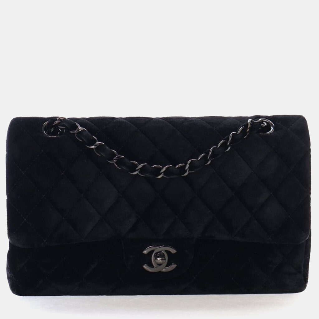 Chanel Medium Velvet Classic Double Flap Bag