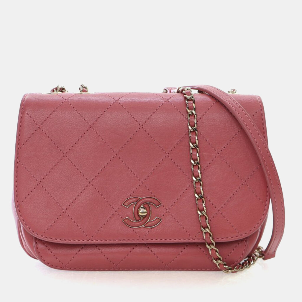 Chanel Small Calfskin Stitched CC Flap Bag Chanel Small Calfskin Stitched CC Flap Bag