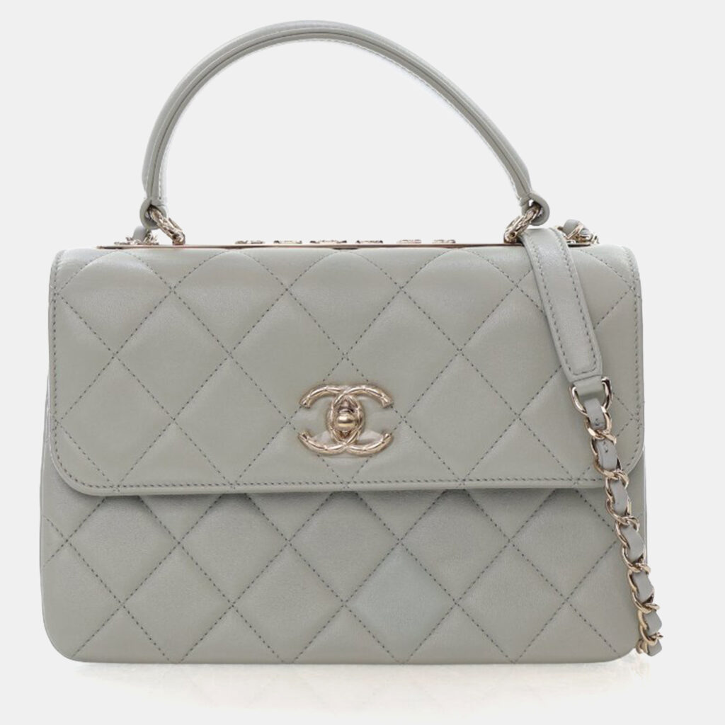 Chanel Small Lambskin Trendy CC Top Handle Bag Chanel Small Lambskin Trendy CC Top Handle Bag