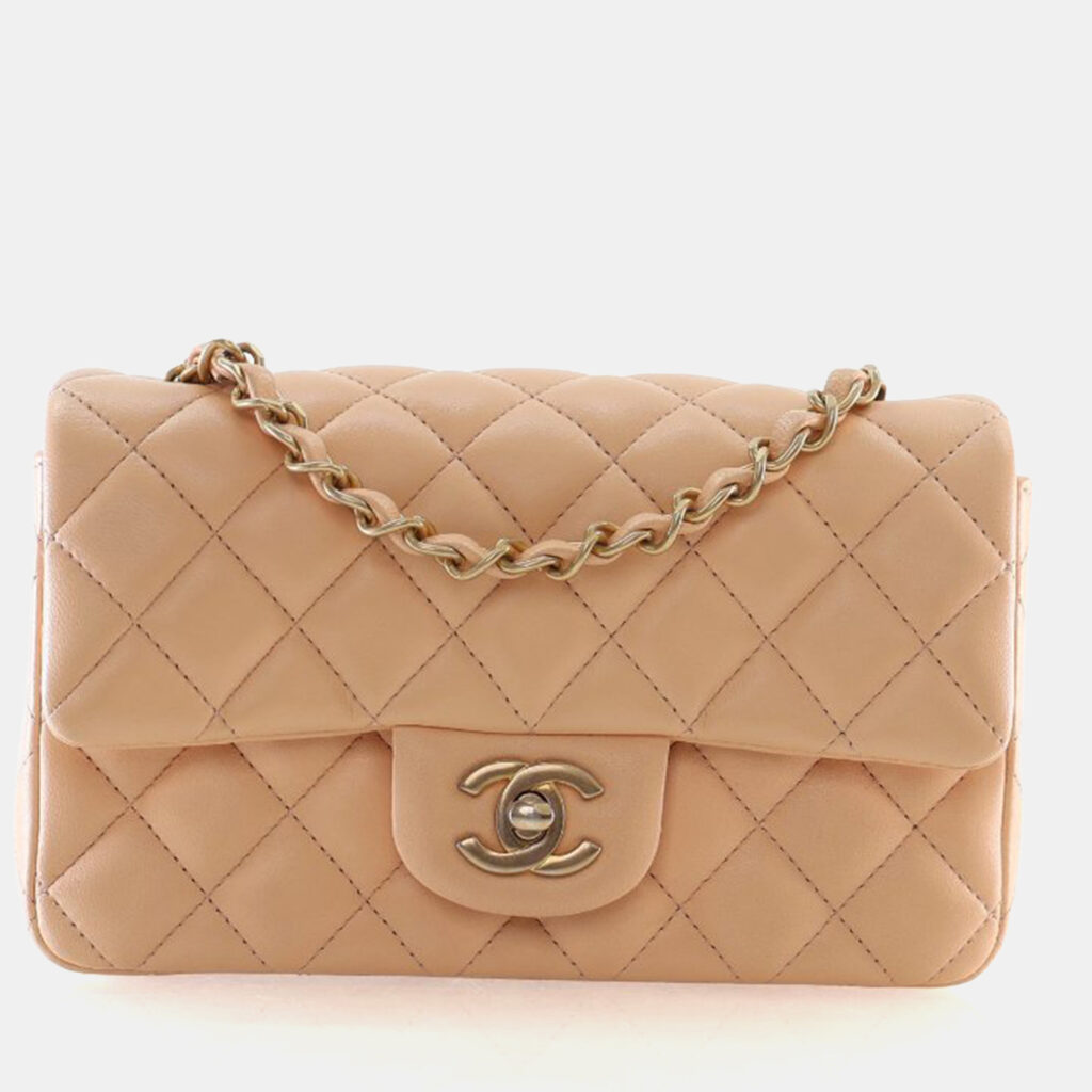 Chanel Mini Lambskin Rectangular Flap Bag