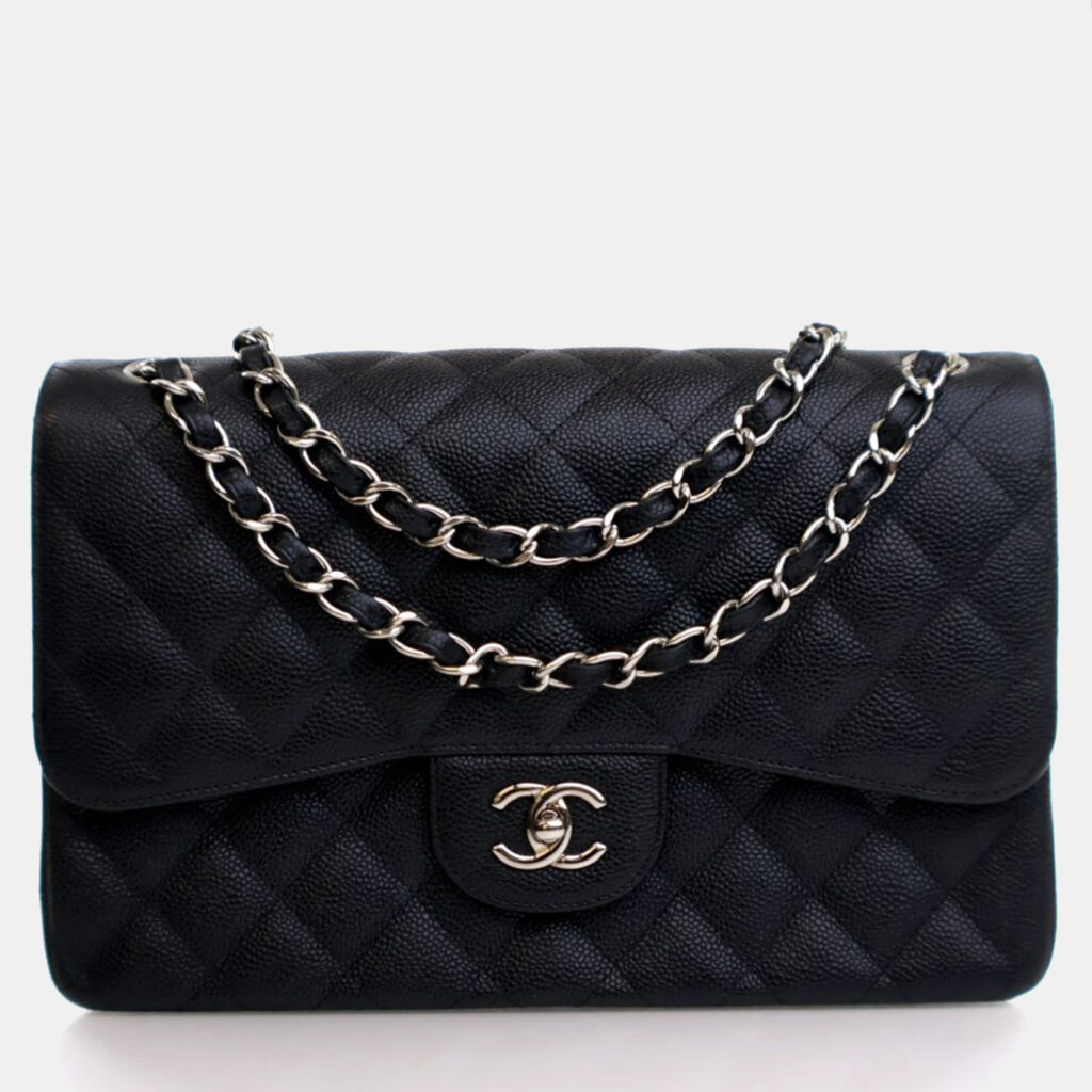 Chanel Jumbo Caviar Classic Double Flap Bag Chanel Jumbo Caviar Classic Double Flap Bag