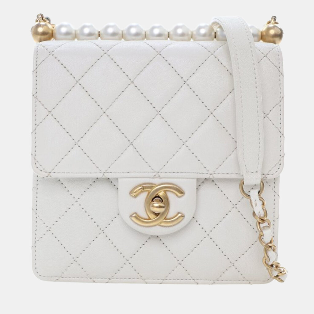 Chanel Small Lamb Chic Pearl Flap Bag