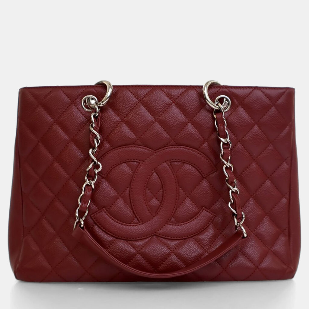 Chanel Red Caviar Grand Shopping Tote Chanel Red Caviar Grand Shopping Tote