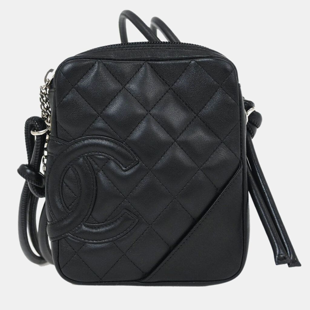 Chanel Black Calfskin Cambon Ligne Shoulder Bag Chanel Black Calfskin Cambon Ligne Shoulder Bag
