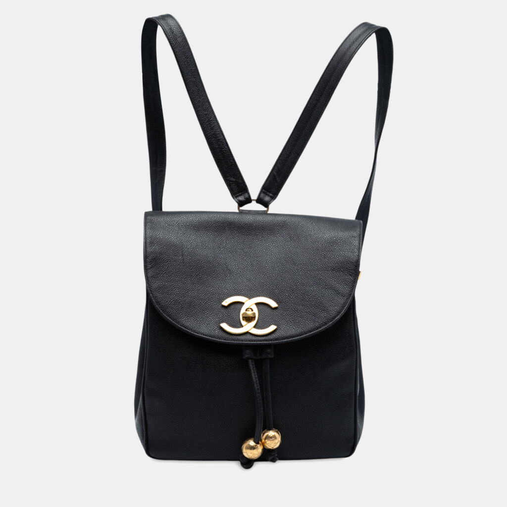Chanel CC Caviar Turn Lock Backpack Chanel CC Caviar Turn Lock Backpack