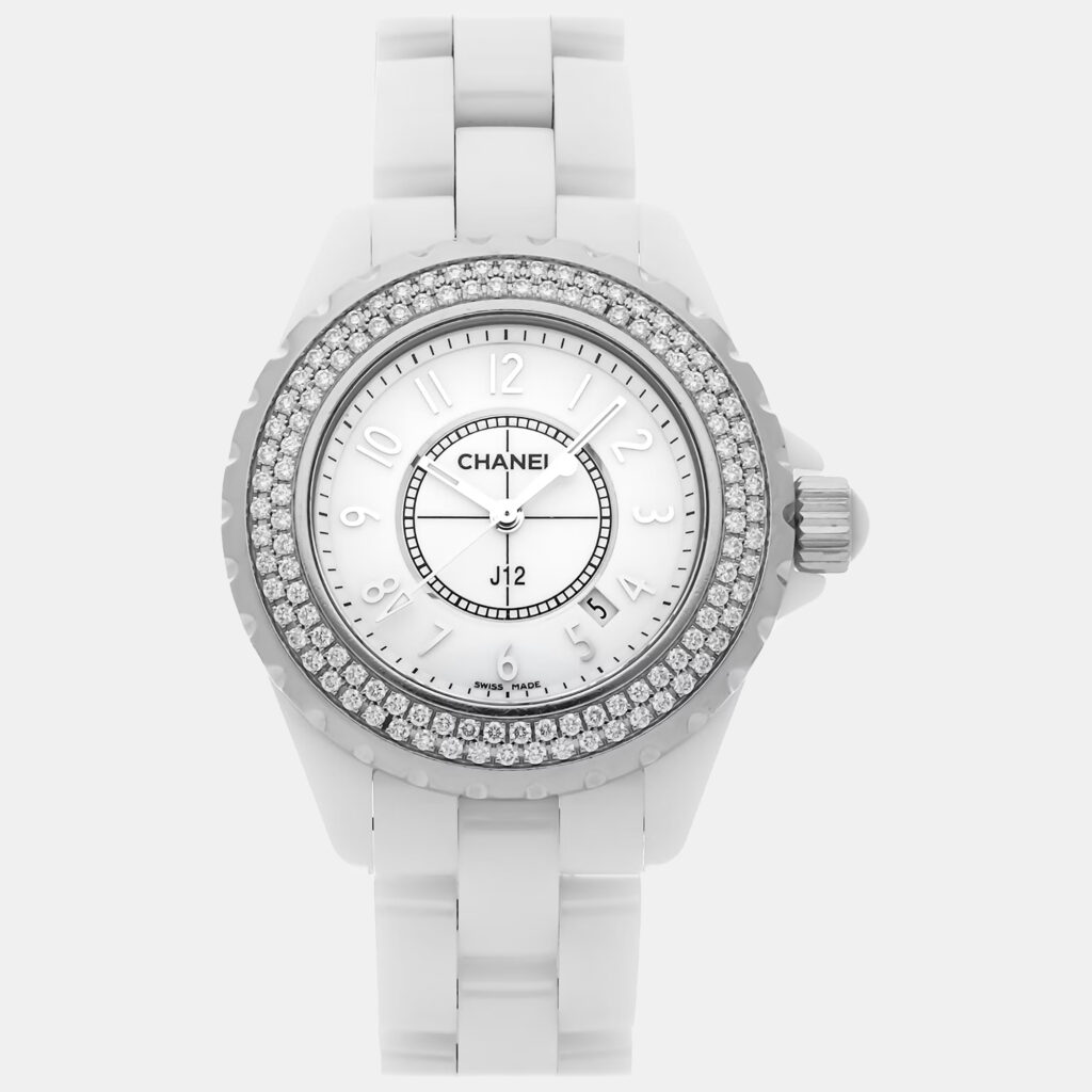 Chanel J12 H0967 Quartz White Ceramic Women’s Wristwatch 33 mm Chanel J12 H0967 Quartz White Ceramic Women’s Wristwatch 33 mm