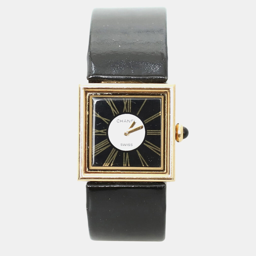 Chanel 18K Yellow Gold Mademoiselle Watch 1989 Chanel 18K Yellow Gold Mademoiselle Watch 1989