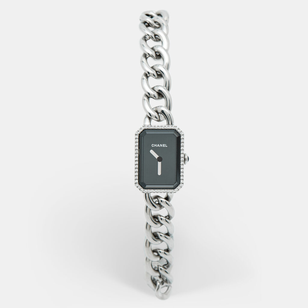 Chanel Black Stainless Steel Diamond Premiere H3252 Women's Wristwatch 15.80 mm Chanel Black Stainless Steel Diamond Premiere H3252 Women's Wristwatch 15.80 mm