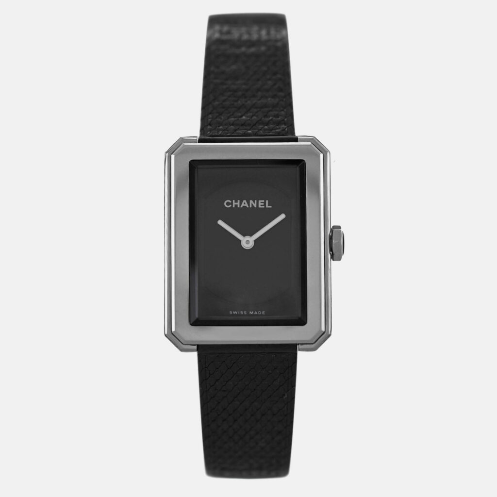 Chanel Boy Friend H5317 Quartz Black Stainless Steel Women’s Wristwatch 22 mm Chanel Boy Friend H5317 Quartz Black Stainless Steel Women’s Wristwatch 22 mm