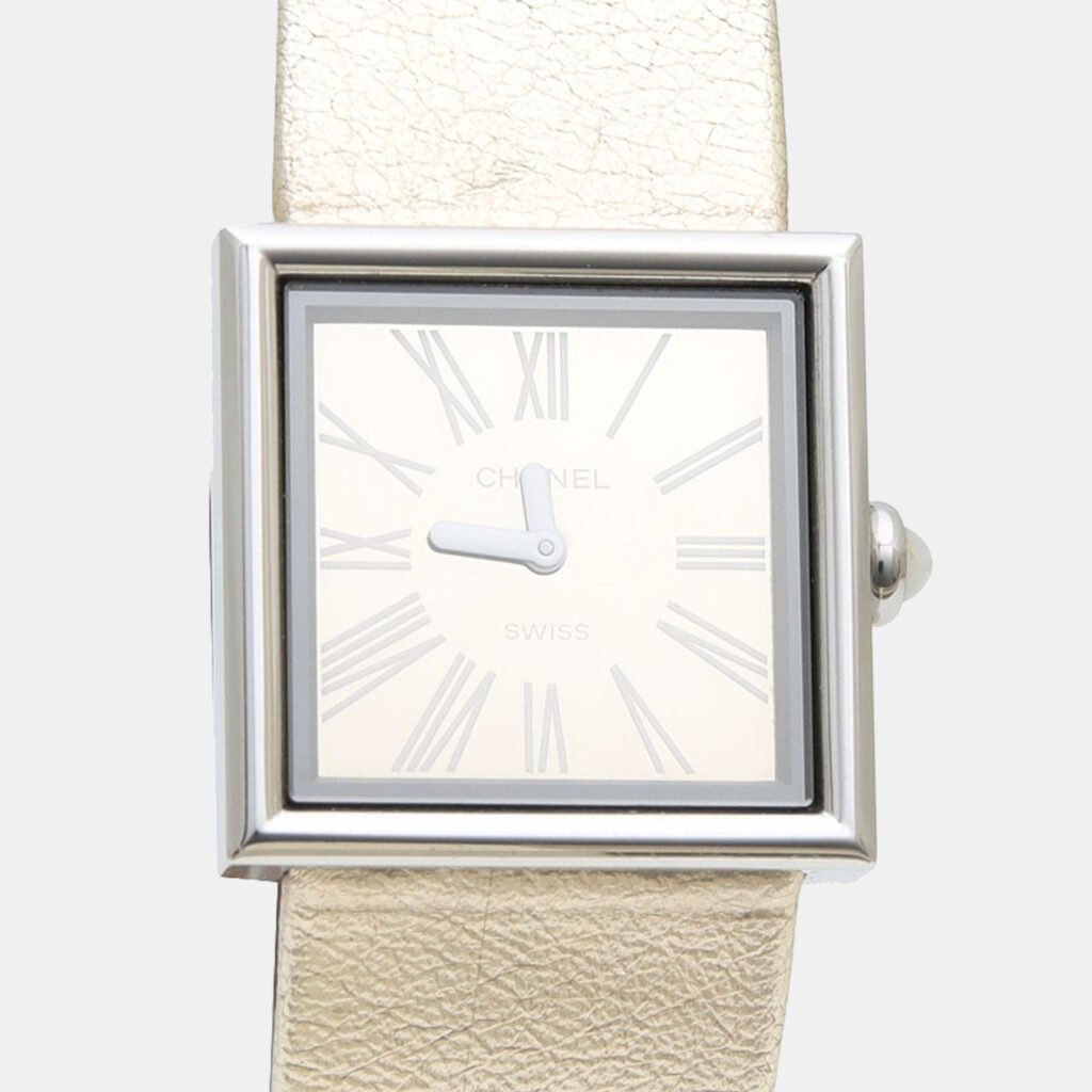 Chanel Mademoiselle Quartz Stainless Steel Women's Wristwatch 22.5 mm Chanel Mademoiselle Quartz Stainless Steel Women's Wristwatch 22.5 mm
