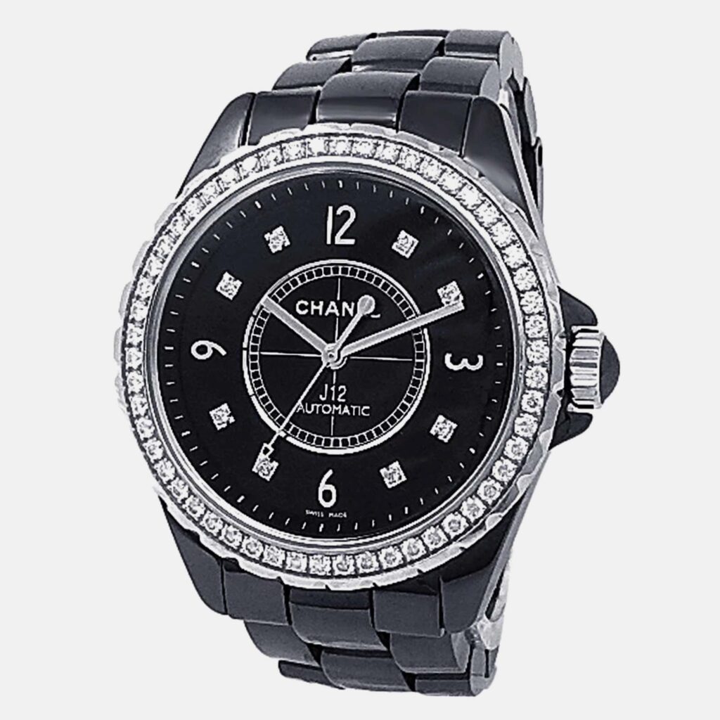Chanel J12 H3109 Automatic Black Dial Ceramic Diamond Women's Wristwatch 38mm Chanel J12 H3109 Automatic Black Dial Ceramic Diamond Women's Wristwatch 38mm