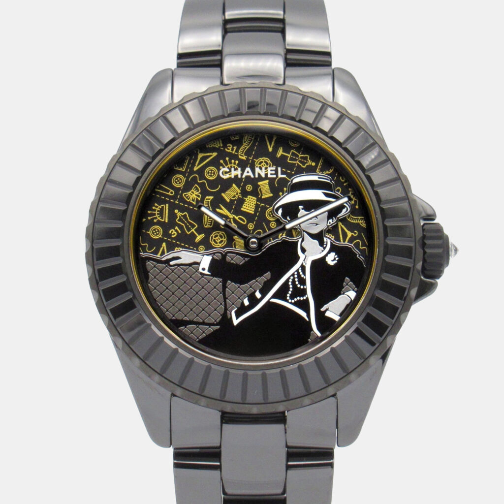 Chanel Mademoiselle H9761 Automatic Black Stainless Steel Women's Wristwatch 39 mm Chanel Mademoiselle H9761 Automatic Black Stainless Steel Women's Wristwatch 39 mm