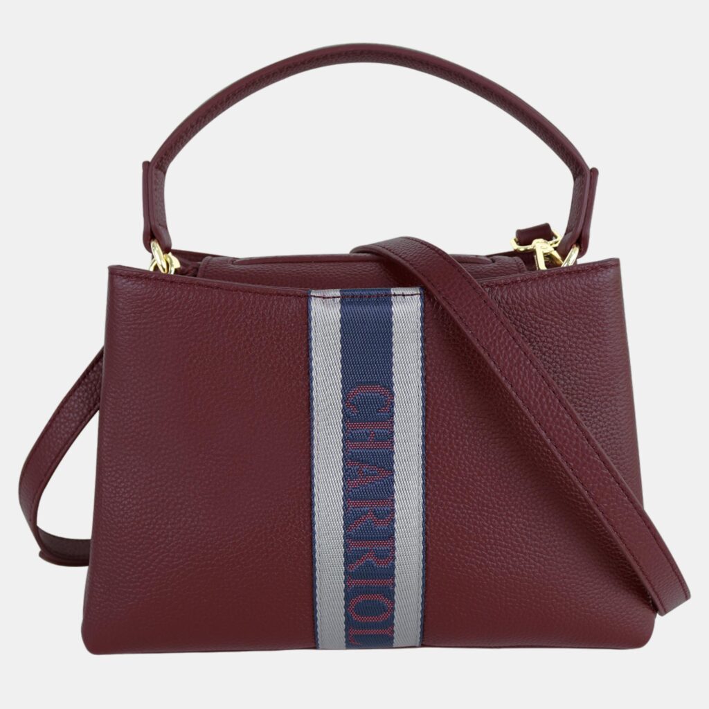 Charriol Bordeaux Leather Deauville Crossbody bag Charriol Bordeaux Leather Deauville Crossbody bag