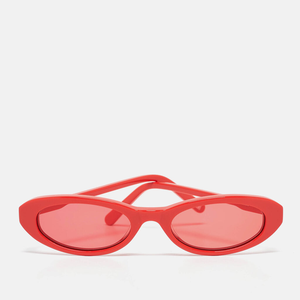 Chimi X Joel Ighe Red Mini Oval Sunglasses Chimi X Joel Ighe Red Mini Oval Sunglasses