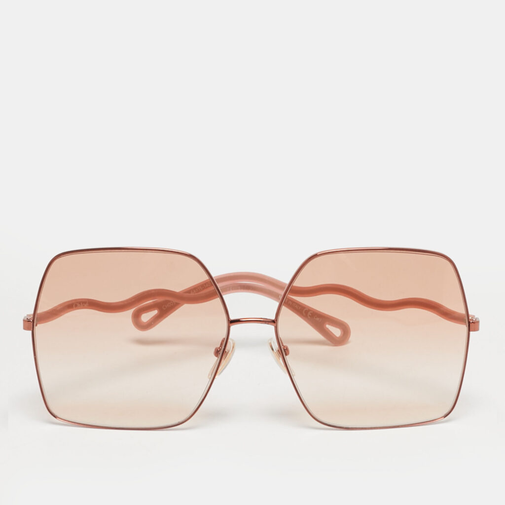 Chloé Peach Gradient CH0054S Oversized Sunglasses Chloé Peach Gradient CH0054S Oversized Sunglasses