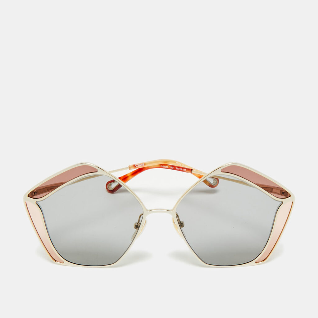 Chloe Grey/Pink CH0026S Gemma Geomteric Sunglasses Chloe Grey/Pink CH0026S Gemma Geomteric Sunglasses