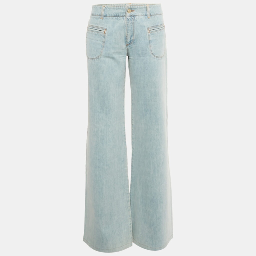 Chloe Blue Denim Flared Jeans M/Waist 32" Chloe Blue Denim Flared Jeans M/Waist 32"