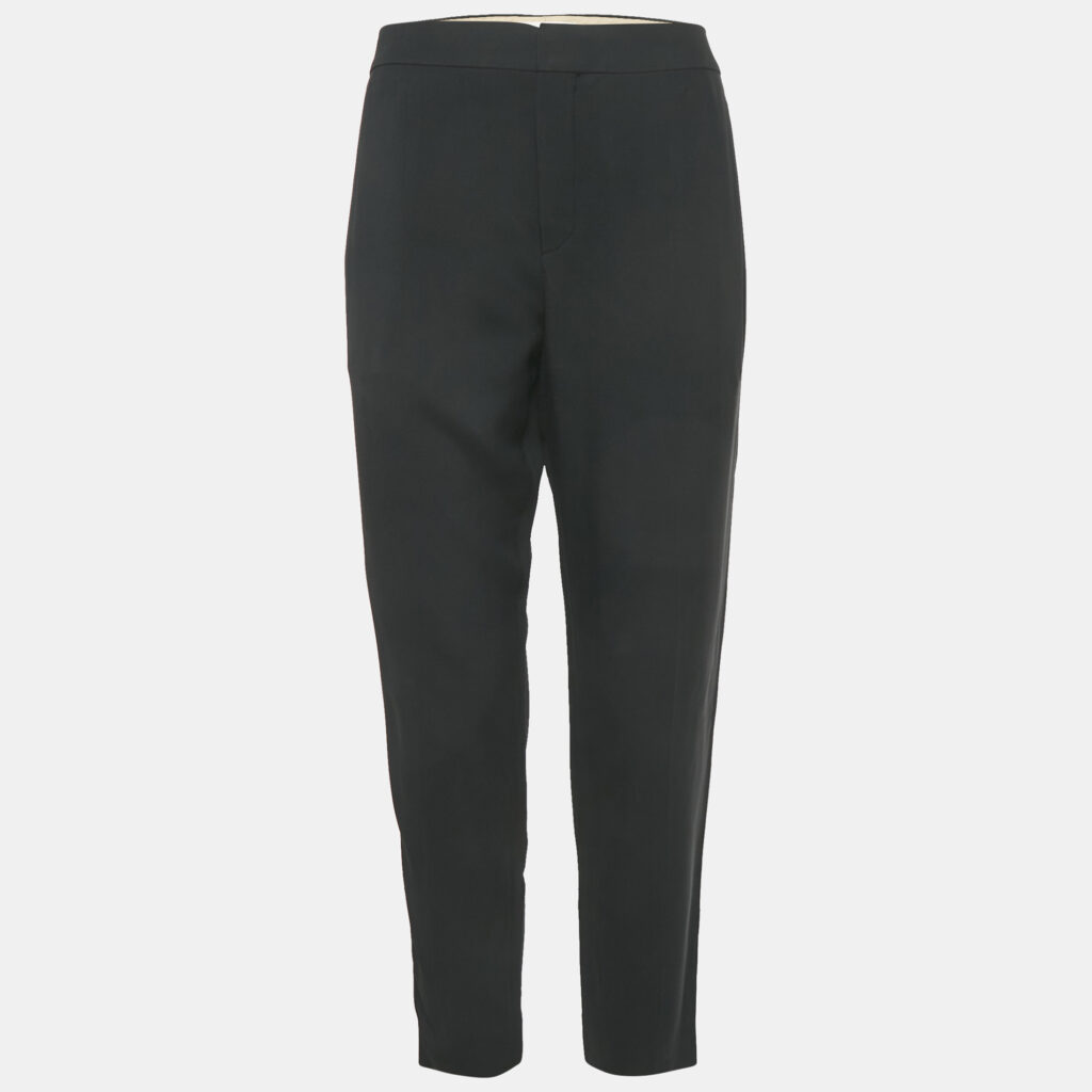Chloe Black Crepe Formal Trousers M Chloe Black Crepe Formal Trousers M