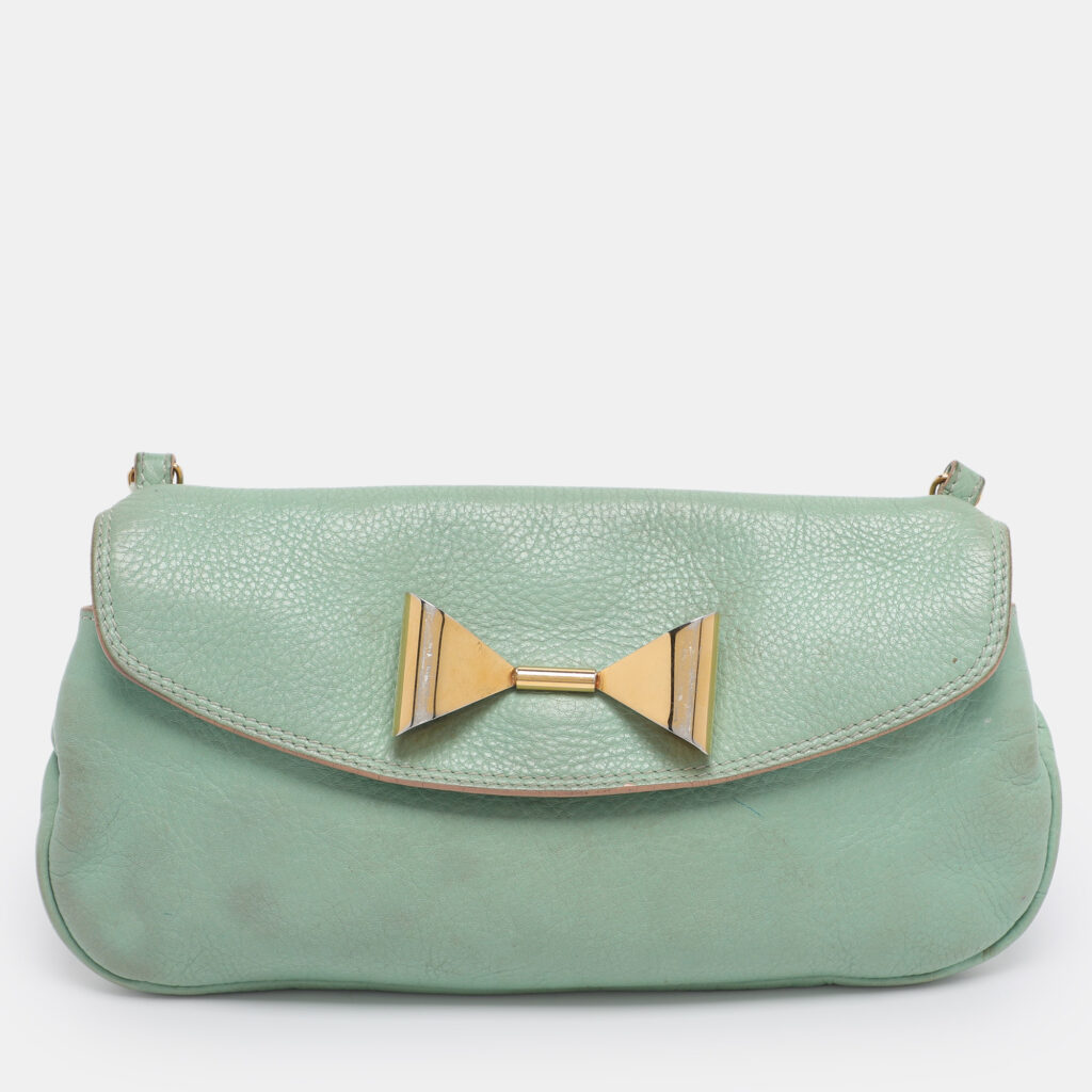 Chloe Green Leather Crossbody Bag