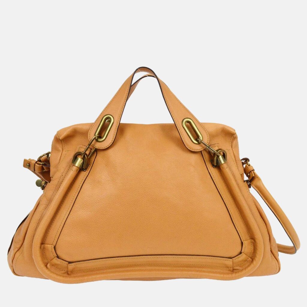 Chloe Parary Beige Leather Handbag Chloe Parary Beige Leather Handbag