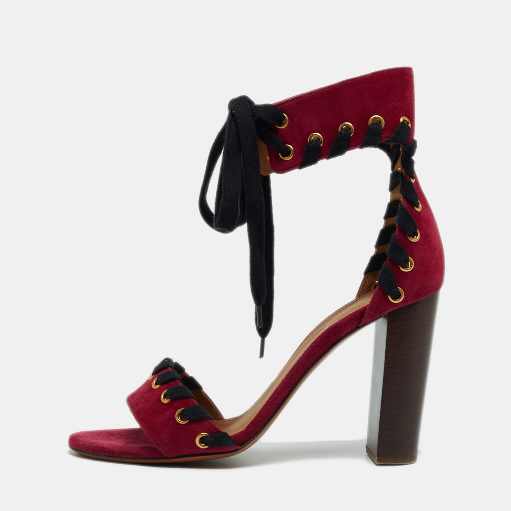 Chloe Purple Suede Ankle Strap Sandals Size 40 Chloe Purple Suede Ankle Strap Sandals Size 40