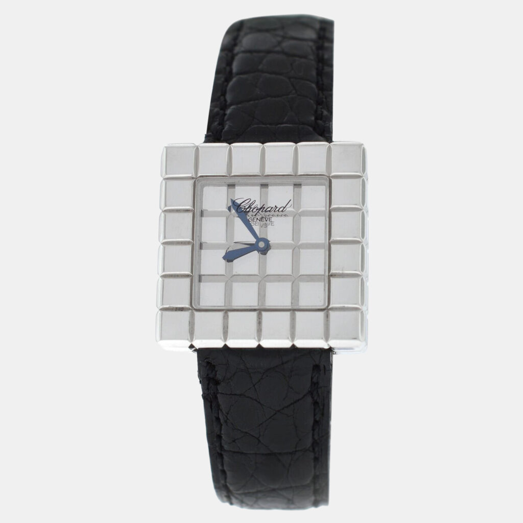 Chopard Ice Cube127407 Quartz 18K White Gold Women's Wristwatch 22 mm Chopard Ice Cube127407 Quartz 18K White Gold Women's Wristwatch 22 mm