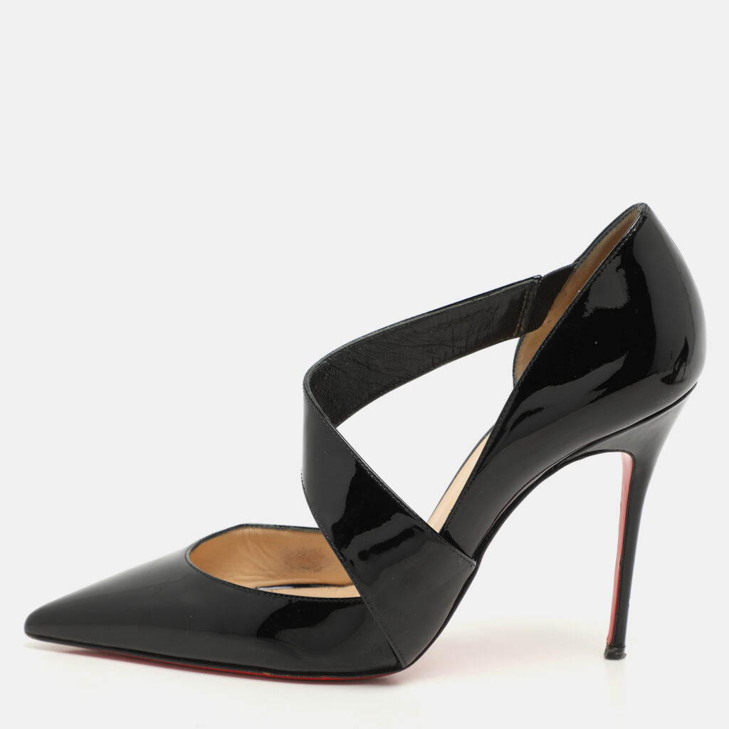 Christian Louboutin Black Patent Leather Ograde Pumps Size 39 Christian Louboutin Black Patent Leather Ograde Pumps Size 39