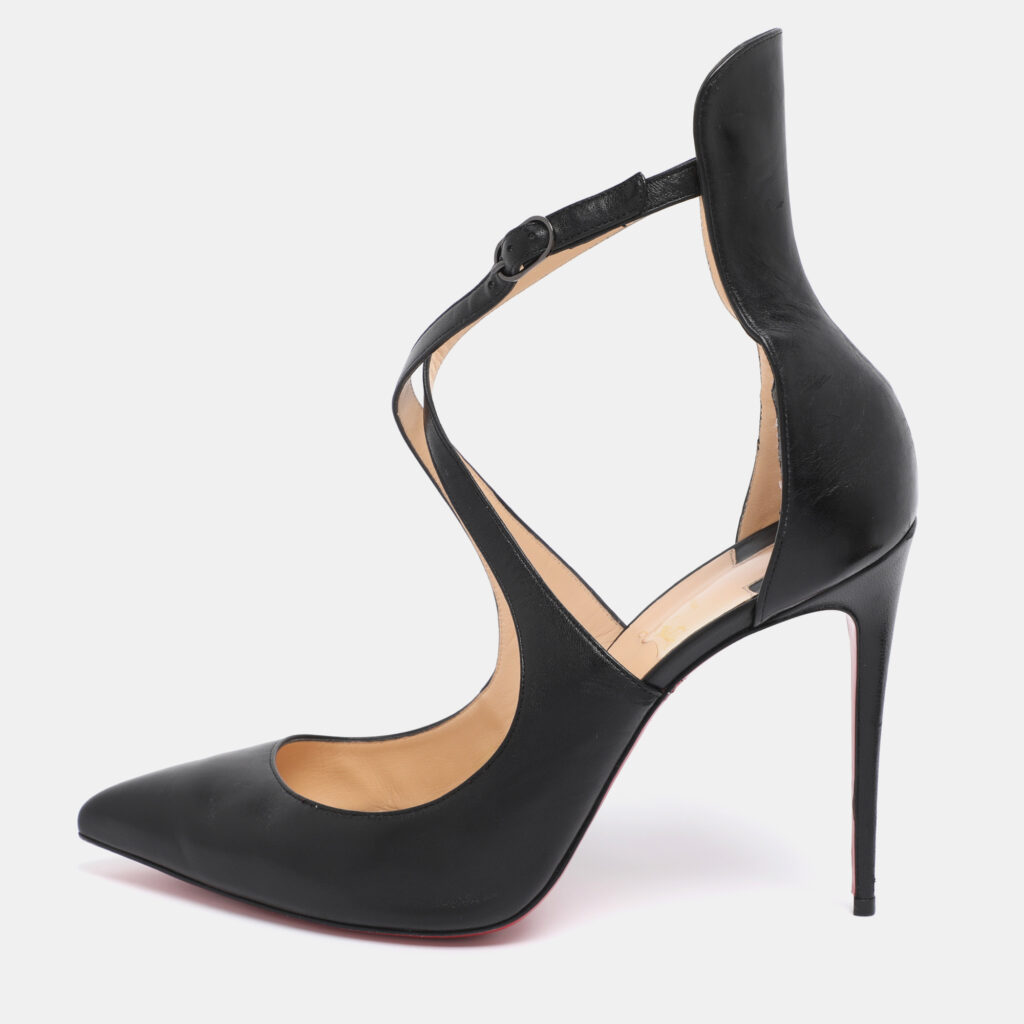 Christian Louboutin Black Leather Marlenarock Pumps Size 42 Christian Louboutin Black Leather Marlenarock Pumps Size 42