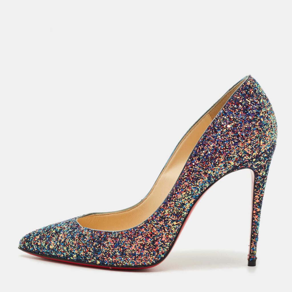 Christian Louboutin Multicolor Glitter So Kate Pumps Size 39 Christian Louboutin Multicolor Glitter So Kate Pumps Size 39