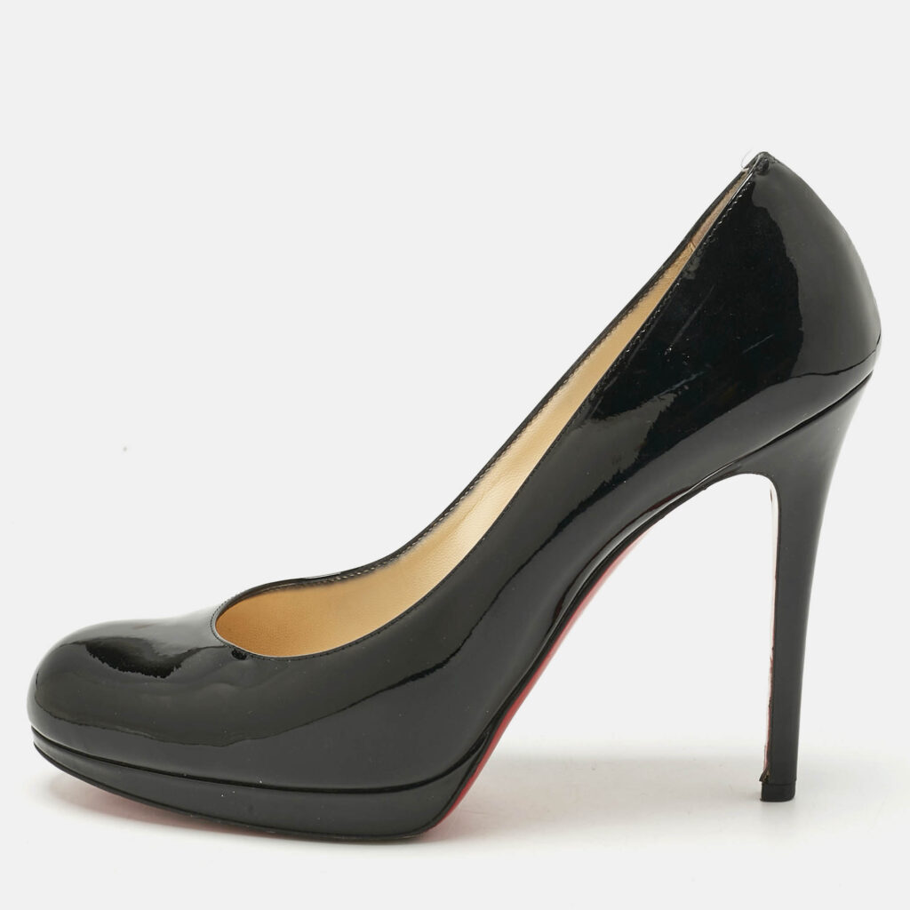 Christian Louboutin Black Patent Leather New Simple Pumps Size 39.5 Christian Louboutin Black Patent Leather New Simple Pumps Size 39.5