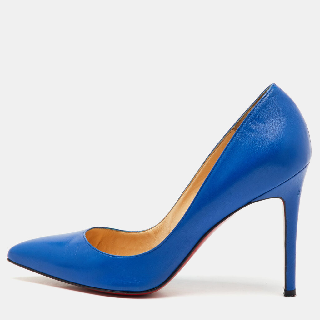 Christian Louboutin Blue Leather So Kate Pumps Size 37.5 Christian Louboutin Blue Leather So Kate Pumps Size 37.5