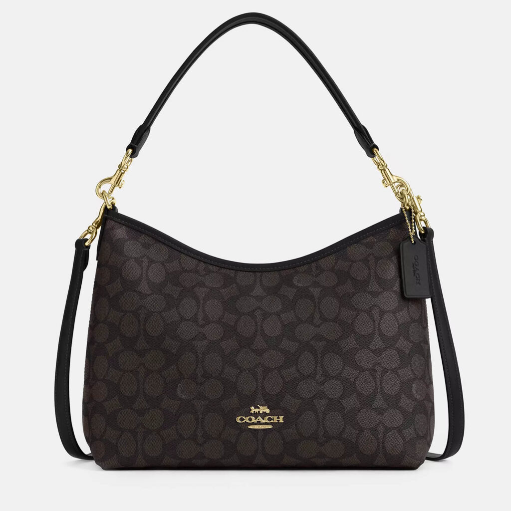 Coach Laurel Signature Canvas Black Handbag Coach Laurel Signature Canvas Black Handbag