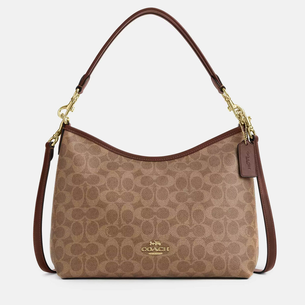 Coach Laurel Signature Canvas Tan/Brown Handbag Coach Laurel Signature Canvas Tan/Brown Handbag