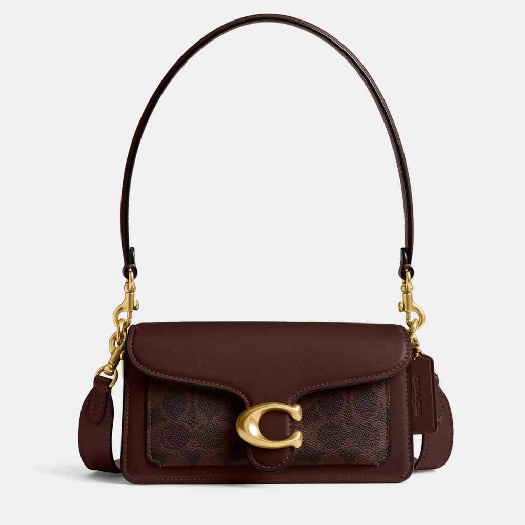 Coach Tabby 20 Maple Leather Shoulder Bag Coach Tabby 20 Maple Leather Shoulder Bag