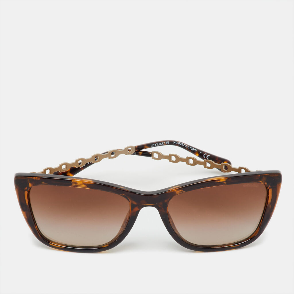 Coach Havana/Brown Gradient HC8257U Cat-Eye Sunglasses Coach Havana/Brown Gradient HC8257U Cat-Eye Sunglasses