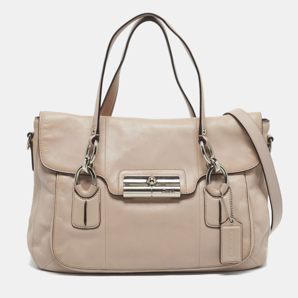 Coach Pink Leather Kristin Satchel Coach Pink Leather Kristin Satchel