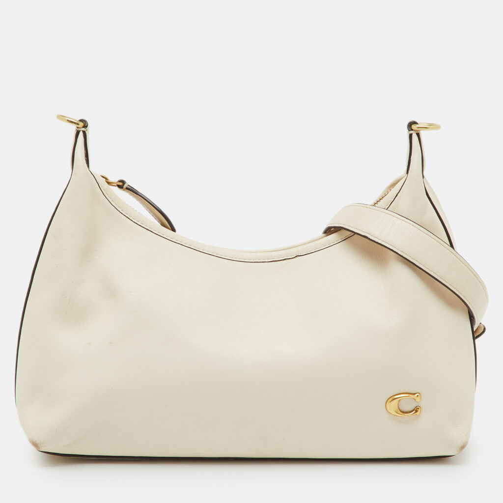 luxury-women-coach-used-handbags-p1237474-001-1.jpg Coach Off White Leather Juliet Shoulder Bag