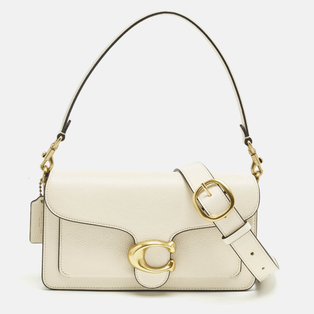 Coach Off White Leather Tabby 26 Shoulder Bag Coach Off White Leather Tabby 26 Shoulder Bag