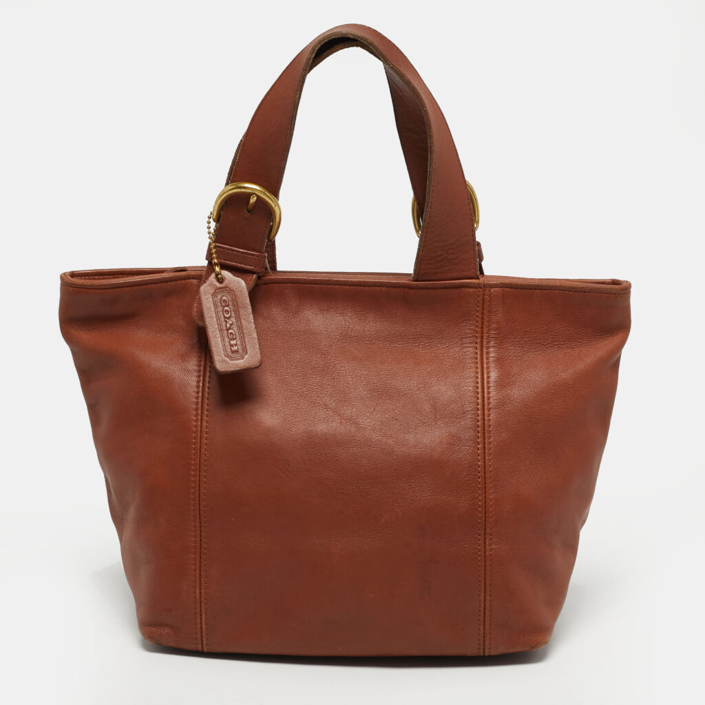 Coach Waverly Brown Leather Tote