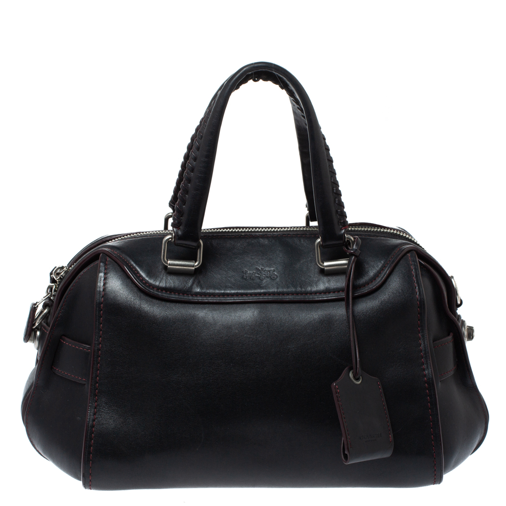 Coach Black Leather Ace Satchel Coach Black Leather Ace Satchel