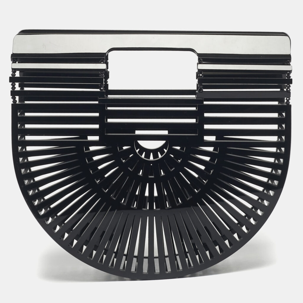 Cult Gaia Black Acrylic Mini Ark Clutch Cult Gaia Black Acrylic Mini Ark Clutch