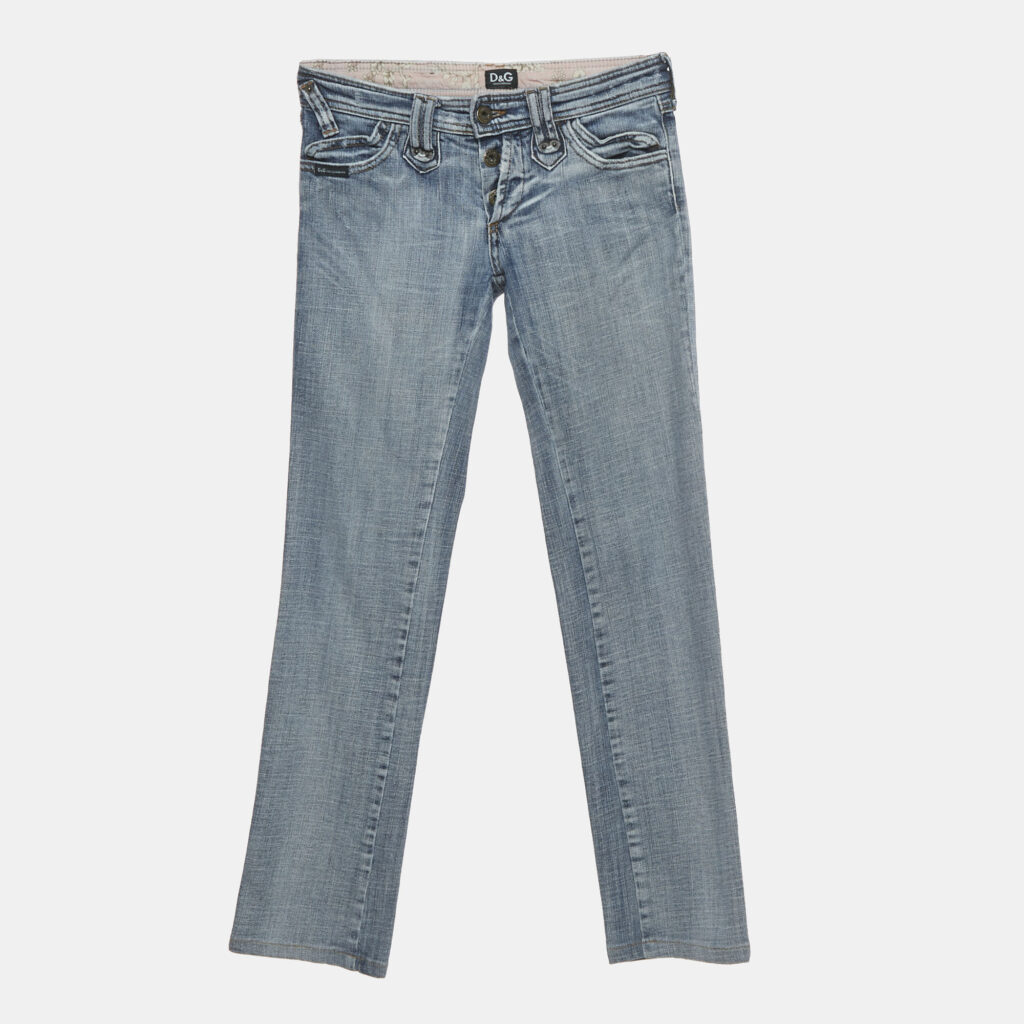 D&G Blue Denim Boot Cut Jeans S Waist 26" D&G Blue Denim Boot Cut Jeans S Waist 26"
