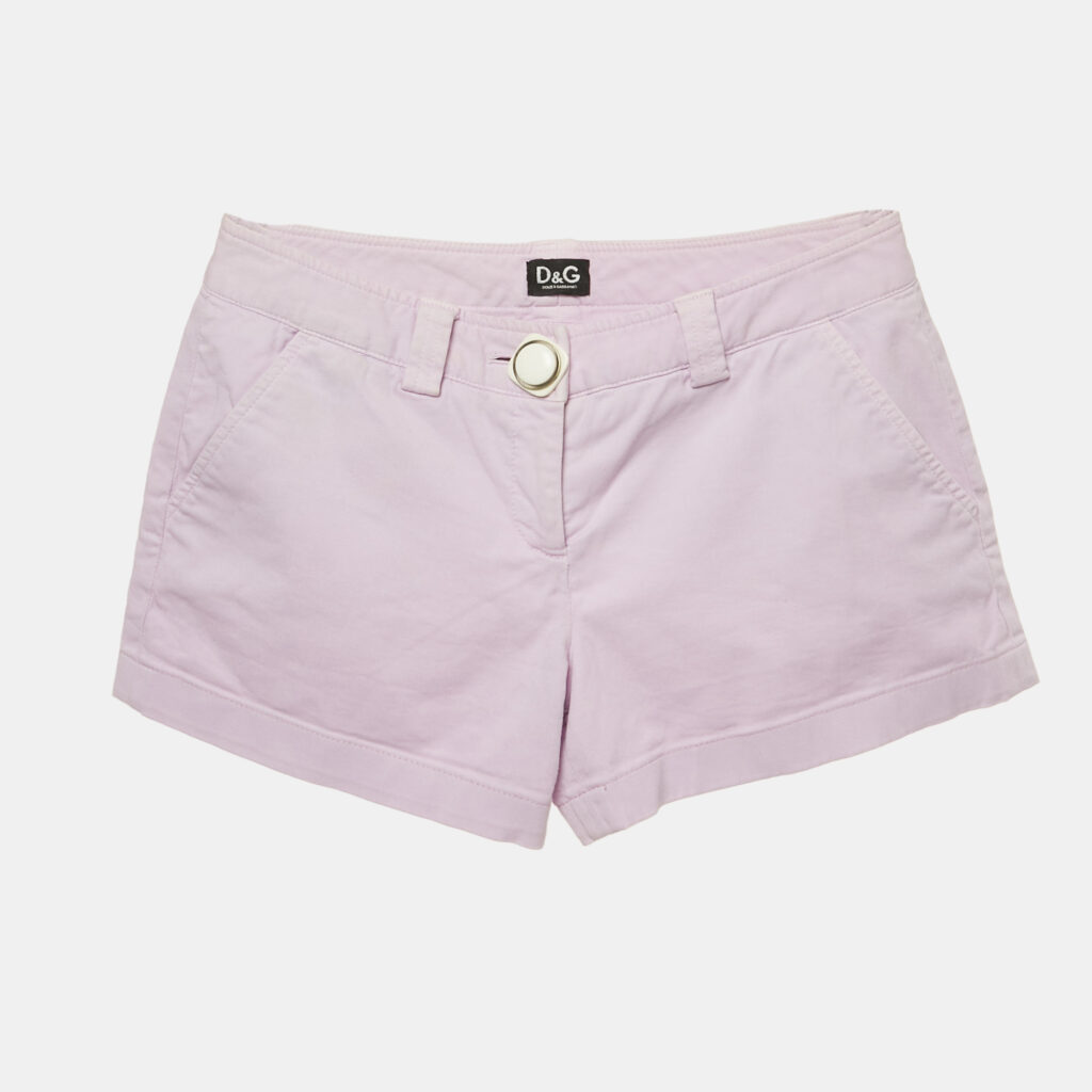 D&G Purple Cotton Shorts XS Waist 26" D&G Purple Cotton Shorts XS Waist 26"