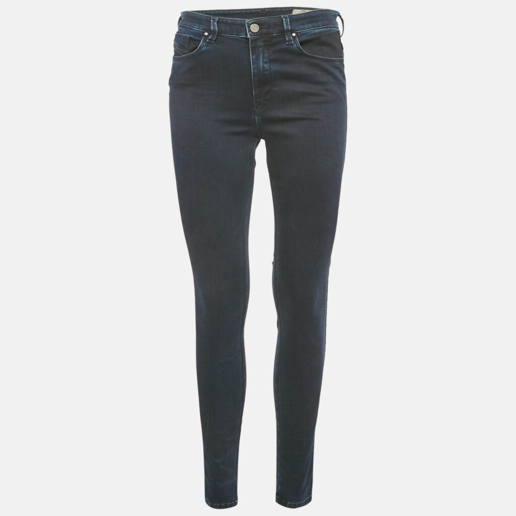 Diesel Navy Blue Denim Skinzee High Jeans M Waist 28" Diesel Navy Blue Denim Skinzee High Jeans M Waist 28"