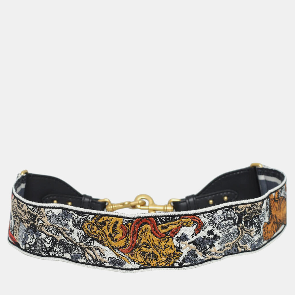 Christian Dior Embroidered Bag Strap Christian Dior Embroidered Bag Strap