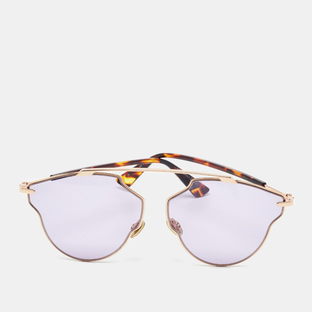 Dior Gold Tone/Pink DiorSoRealPop Aviator Sunglasses